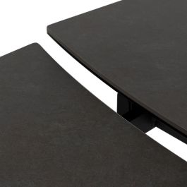 Mesa Extensible Gris Oscuro 180 X 90 X 76 cm