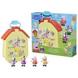 Peppa Pig, set maletín de Peppa con casita plegable, 4 figuritas, juguetes preescolares, a partir de 3 años Precio: 29.49999965. SKU: B15WH8A5NP