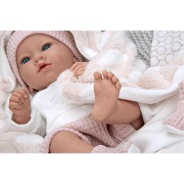 Muñeca elegance 38 cm aria rosa c/ manta (muñeco de peso) (cuerpo vinyl, sexo niña) Muñeca elegance 38 cm aria rosa c/ manta (muñeco de peso) (cuerpo vinyl, sexo niña)