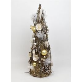 DKD Home Decor Árbol de Navidad, Dorado, 16 x 48 x 16 cm Precio: 14.49999991. SKU: B189JCHFE7