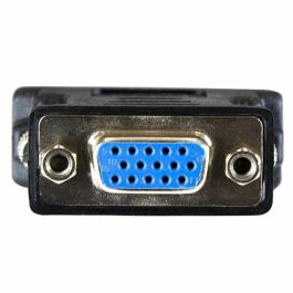 Adaptador DVI a VGA Startech DVIVGAMFBK Negro