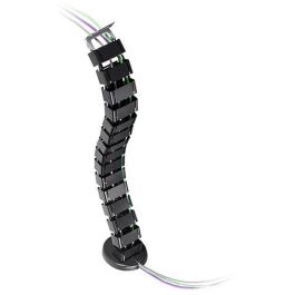 ICY BOX Organizador de Cables para Escritorio - Gestión de Cableado Ordenado para Oficina