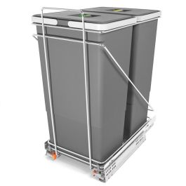Herrajes Alk Cubo de Basura ECOFIL Extraíble para Mueble Cocina, 2 Contenedores 29L para Recogida Selectiva, Antracita Precio: 151.50000052. SKU: B1DD7MLZ2D