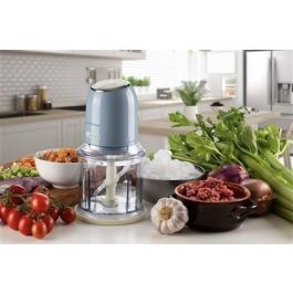 Ariete 438/05 Picadora Vintage Azul 400W 4 Cuchillas Acero Inoxidable 2 Velocidades