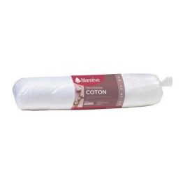 Blanreve Colchón de algodón con funda 100% algodón y relleno de fibra hueca siliconada, 1350g, 180 cm, suave comodidad, Blanco Precio: 32.79000054. SKU: S7142998