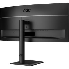 AOC Monitor Curvo CU34E4CV de 34" UltraWide Quad HD 3440x1440, 120Hz, 4ms, HDR10, 2xHDMI, DP, 2xUSB-C (90W)