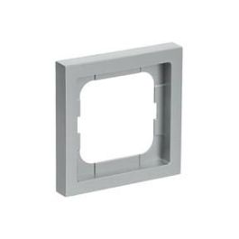 BUSCH-JAEGER BJ 1721-183K Future Linear Alusilber, Marco para mecanismo interruptor de luz, 1 módulo