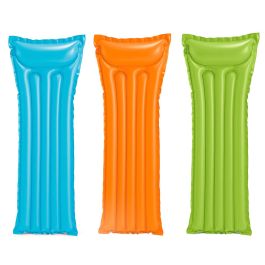 Intex 59703Eu Colchoneta Hinchable 183x69 cm con 2 cámaras de aire, parche de reparación, colores surtidos, +6 años