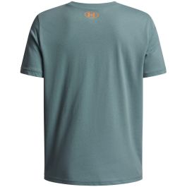 Camiseta de Manga Corta Infantil Under Armour Overlay Wm Ss Verde M