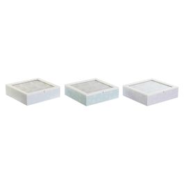 DKD Home Decor Caja Infusiones Scandi Verde Azul 24 x 6.5 x 24 cm Precio: 23.50000048. SKU: B13H82C4PX