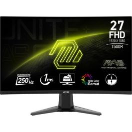 MSI MSI1719275944898 Monitor Gaming 27'' QHD Curvo 1500R 250Hz 1ms HDR Ready Sincronización Adaptativa VESA Precio: 233.68999951. SKU: B19NFPYC6K