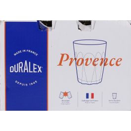 Duralex Set de 6 Vasos Transparentes 9 cl Provence (12 Cajas)
