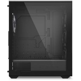 SHARKOON VK2 RGB ATX - Caja Torre de Ordenador con Panel Lateral de Cristal Templado, Negro