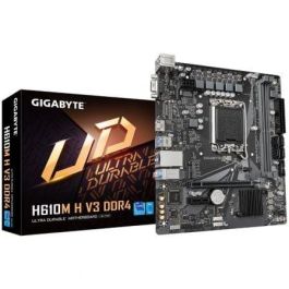 Gigabyte H610M H V3 DDR4 Placa Base Intel H610 Socket LGA 1700 Micro ATX - H610M H V3 DDR4 1.0