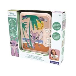 Lexibook Diario Electronico Angel Stitch Disney con Contraseña Protegida y Bolígrafo