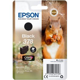 Epson 378 Cartucho Tinta Negro compatible con Expression Home XP-8605 / 8606 / XP-15000 / XP-8500 / 8505 (240 páginas) Precio: 13.50000025. SKU: S8405477