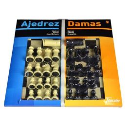 Fournier Ajedrez con Damas - Tablero Grande de 40x40 cm - Juego de Mesa Completo Precio: 24.50000014. SKU: B15H4NT6NK