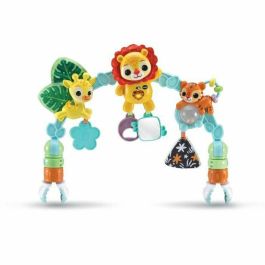 VTech Baby Arco musical del despertar para gatitos bebés articulado con texturas para cuna, silla de coche y cochecito