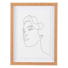 Cuadro Impresión Rostro 2/M Ps/Cristal 30 X 2,50 X 40 cm