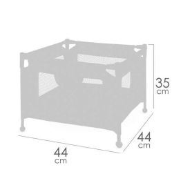 Decuevas Conjunto Trona Parque para Bebés y Niños, Edad recomendada 3+ años, Estructura de Metal, Plástico y Poliéster Decuevas Conjunto Trona Parque para Bebés y Niños, Edad recomendada 3+ años, Estructura de Metal, Plástico y Poliéster