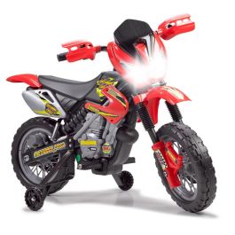 Feber 8/11250 Moto Cross 400F 6V Eléctrica para Niños +3 Años - Alcanza 3 km/h
