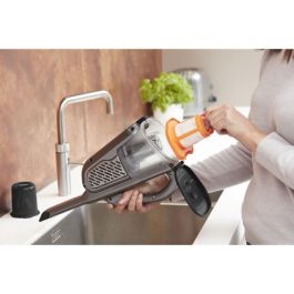 BLACK + DECKER BHHV520JF-QW - Aspirador de mano - Dustbuster Lithium 18V - 2 velocidades - Autonomía 40min - Titanio plateado negro BLACK + DECKER BHHV520JF-QW - Aspirador de mano - Dustbuster Lithium 18V - 2 velocidades - Autonomía 40min - Titanio plateado negro