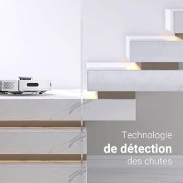 Ezviz EZV1701394370084 Robot aspirador RE5 con 4000 Pa, Navegación LIDAR, evita obstáculos y detección de alfombras