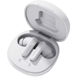 4smarts Auriculares TWS Bluetooth SkyBuds Screen Pro ANC, blancos