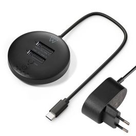 Ewent EW7078 Base de Conexión M.2 SSD USB-C 3.2 Gen 1 (3.1 Gen 1) Type-C Negro