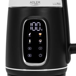 Hervidor Adler AD 1305bs Negro Plateado 2200 W 1,7 L