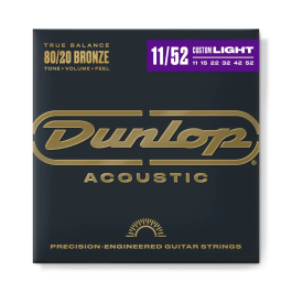 Dunlop Juego Acústica Bronze 80/20 Medium Light 11-52 Cuerdas para Guitarra Acústica Precio: 8.94999974. SKU: B13T5CGJLG