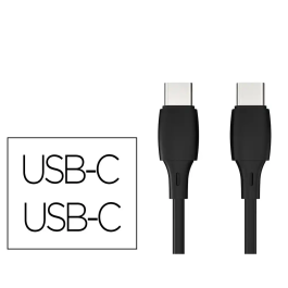 Q-connect Cable USB-C a USB-C PVC 1m Negro Precio: 3.5574. SKU: B16WXMFKVT