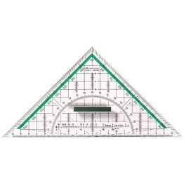 FABER-CASTELL Triángulo de Geometría Grande con Mango 20 cm