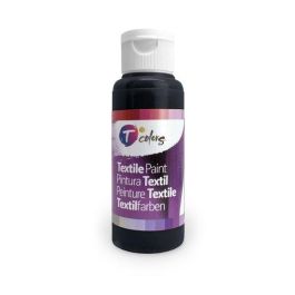 Tcolors Pintura Textil Negro 80 ml - Alta Adherencia y Flexibilidad - Cubre Cualquier Tono - Aplicación con Rodillo, Pincel o Aerógrafo Precio: 3.88999996. SKU: B14WQZCT4Z
