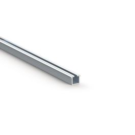 Perfil Aluminio Superior/Inferior Drive 3 Metros Plata Mate, Oro Satinado, Negro Mate Acabado Plata Mate Herrajes Alk (2 Unidades)