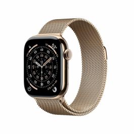 Apple Watch S11 Titan Gold Cellular 42mm con Correa Milanaise Dorada