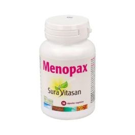 SURA VITASAN Menopax 30 Cápsulas. Complemento con Cimicífuga para el Apoyo en la Menopausia con Plantas como Trébol Rojo y Dong Quai Precio: 26.4999999. SKU: B16AG829SW