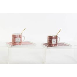 DKD Home Decor Mug Glam New Bone Rosa Marrón Apto Microondas y Lavavajillas, 4 Sets de 3 Piezas (12 Mugs) Precio: 29.46108. SKU: B1CBEV7W5F