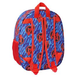 Safta Mochila Escolar 3D Avengers Infantil para Niños +3 años, 27x33x10 cm