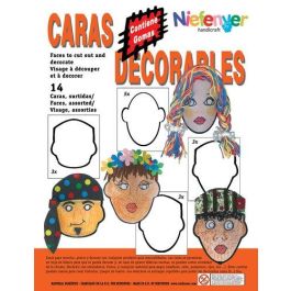 Careta Cartulina Para Recortar Y Decorar Caras Niefenver Pack De 14 Precio: 6.50000021. SKU: B18ZFH8AB4