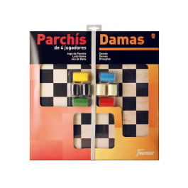 Fournier Parchís y Damas Juego de Mesa para 4 Jugadores Tablero Grande 41x40x4,5 cm Precio: 14.69000016. SKU: B15E9MRBWN