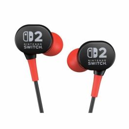 Power A 617885154317 Auriculares con cable para Nintendo Switch 2 - Negro y rojo Precio: 38.78999971. SKU: B1A7L26B6Z