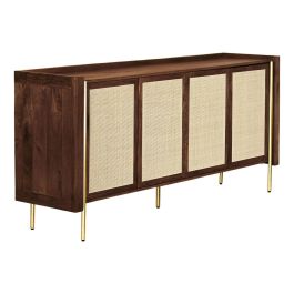DKD Home Decor Buffet Sixties de Mango y Fibra 40 x 180 x 80 cm Precio: 733.49999987. SKU: B1F67TNJGD