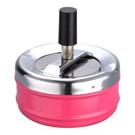 Champ Cenicero con tapa giratoria, acero inoxidable, Ø 9,5 x 9,5 cm