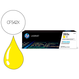 HP Toner Amarillo LaserJet M254, M280 - Nº 203X Precio: 120.50000017. SKU: B14TDAK87H