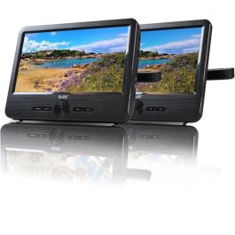 Reproductor de DVD portátil DJIX PVS906-50SM 9 - Doble pantalla - 2 horas de duración de la batería - Negro Reproductor de DVD portátil DJIX PVS906-50SM 9 - Doble pantalla - 2 horas de duración de la batería - Negro