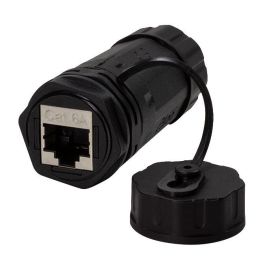 LOGON PROFESSIONAL TWPGLAND84 Acoplador Pasamuros Cat6A RJ45 Exterior Industrial IP68 Impermeable Blindado con Prensaestopas
