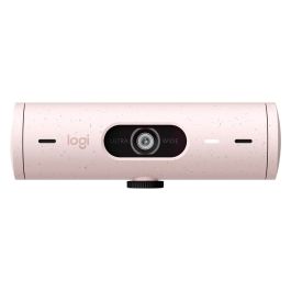 Logitech Webcam Brio 500 Rosa Full HD 1080p 4MP 90° con Clip de Montaje Universal USB-C Plug and Play Rightlight 4 HDR