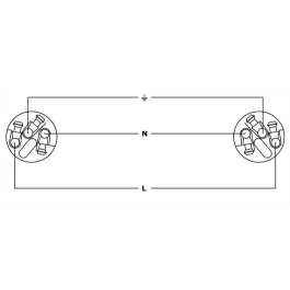 Cordial Cable Powercon/Schuko 3M