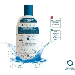 Ciano CIA5607390560791 Tratamiento para acuarios Pack 3 x 100 ml para el cuidado del agua - Agua cristalina, peces sanos, mantenimiento rápido